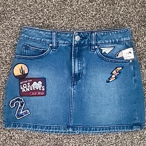 6 for $12 Pacsun jean skirt